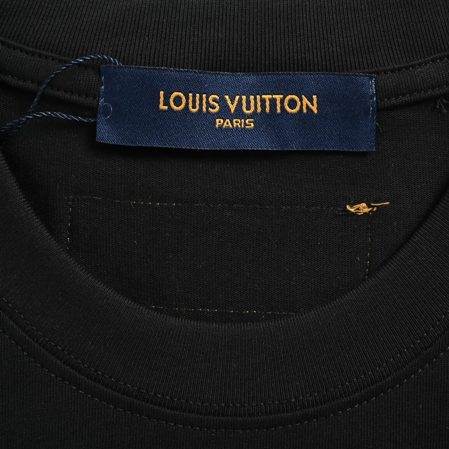 Louis Vuitton/Louis Vuitton line bead embroidery round neck short sleeves